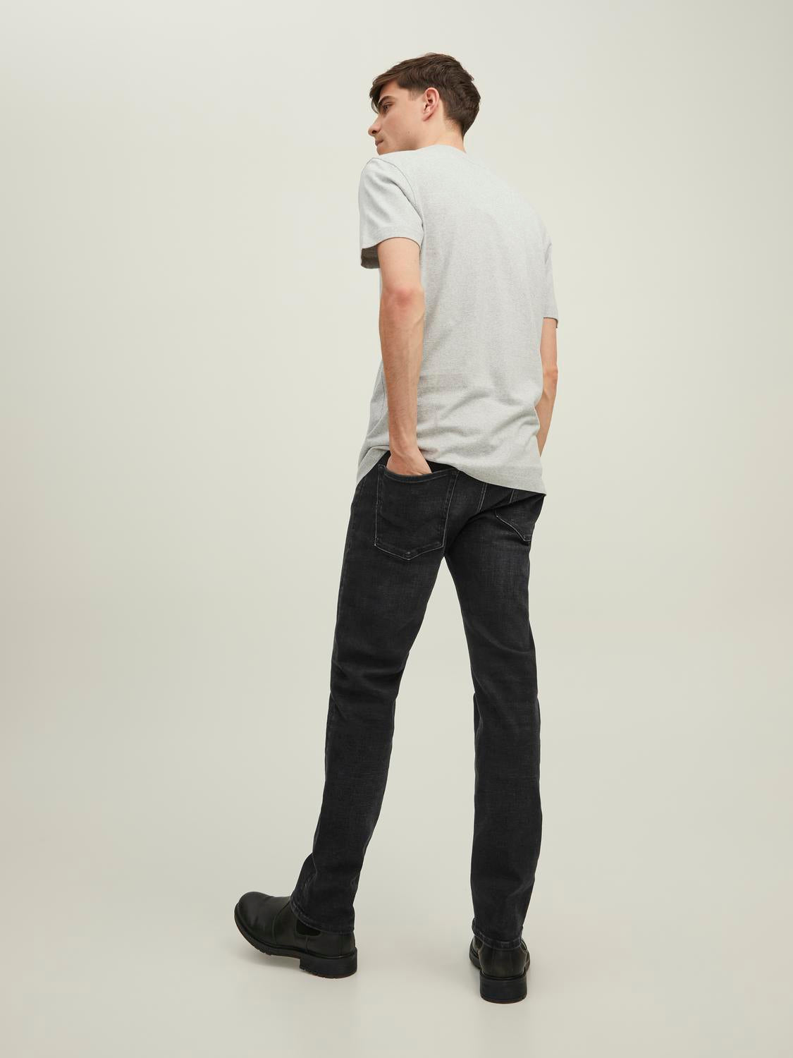 JJIMIKE JJORIGINAL 111 TAPERED FIT JEANS